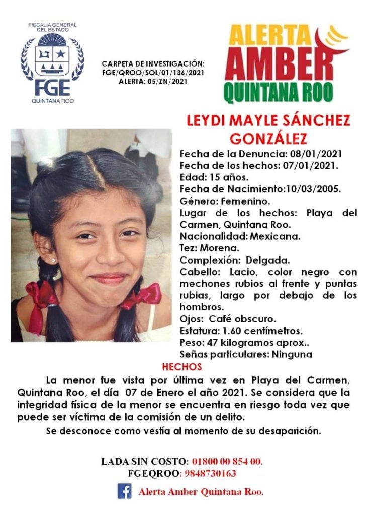 Solicitan ayuda para localizar a dos menores en Quintana Roo