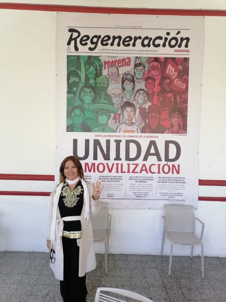 Se registra Sonia López  por candidatura de Morena