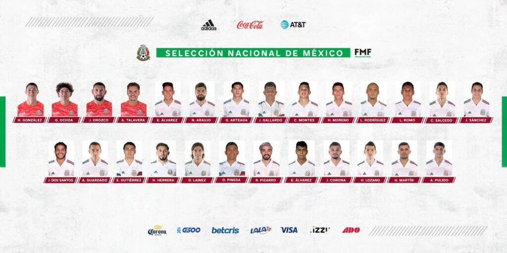 Anuncia la selección mexicana lista de convocados