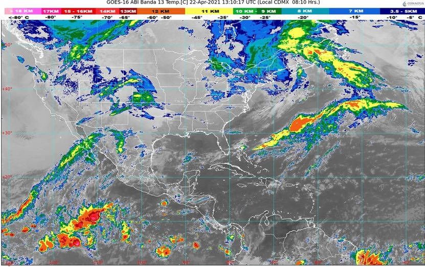 Continuarán las lluvias en zonas de Quintana Roo