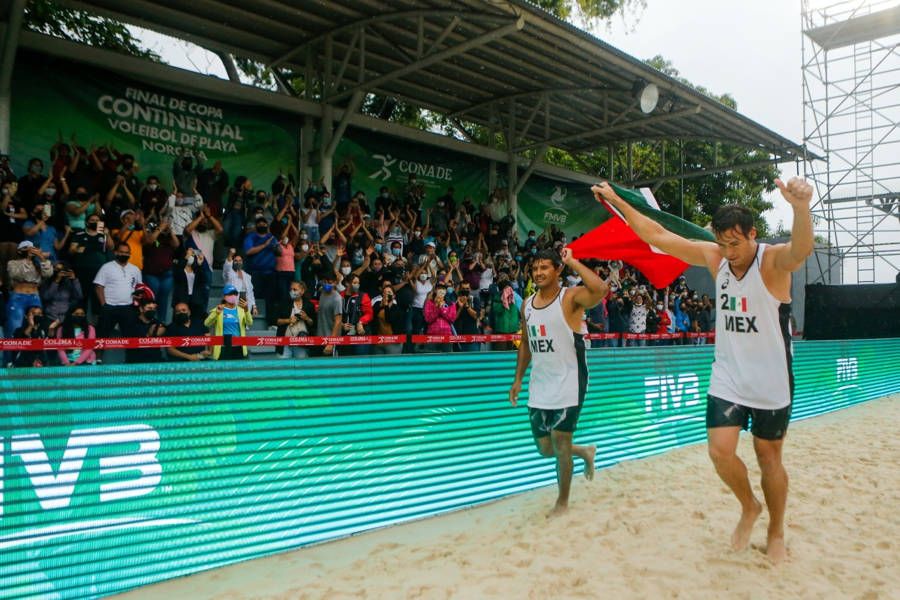 Gana México medalla de oro en Copa Continental de Voleibol de Playa