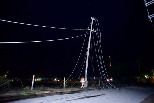 Restablece CFE 94%  del suministro eléctrico a usuarios afectados en la Península de Yucatán