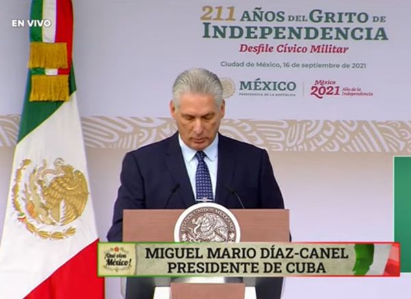 Viva la amistad entre México y Cuba: Díaz Canel