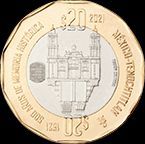 Presenta AMLO monedas conmemorativas de 10 y 20 pesos