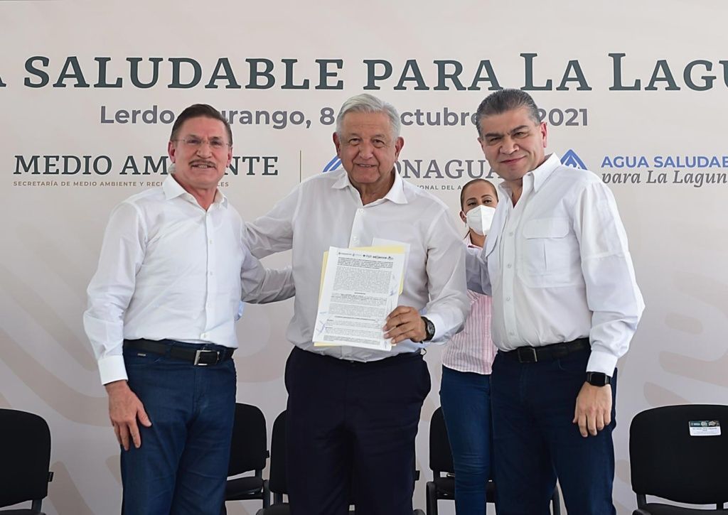 Anuncia presidente proyecto de agua saludable en La Laguna
