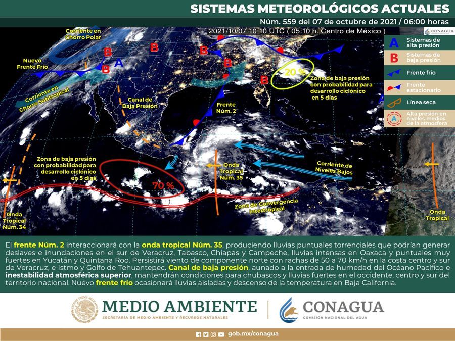 Pronostican lluvias fuertes en Quintana Roo