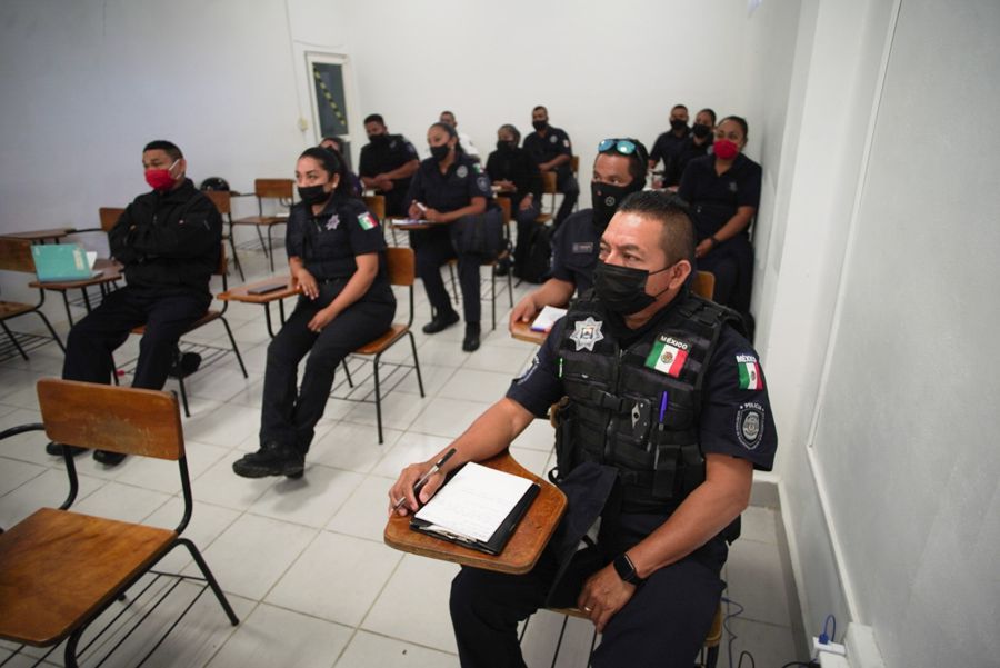 Imparten en Cozumel taller de derechos humanos a Policía Municipal