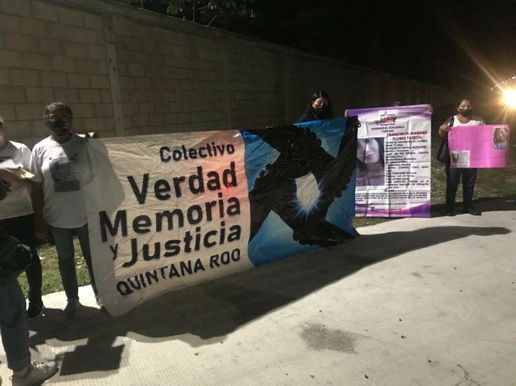 En Quintana Roo familiares de desaparecidos piden apoyo a AMLO