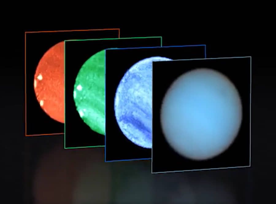 Detectan desde la Tierra misteriosa nube brillante en Neptuno