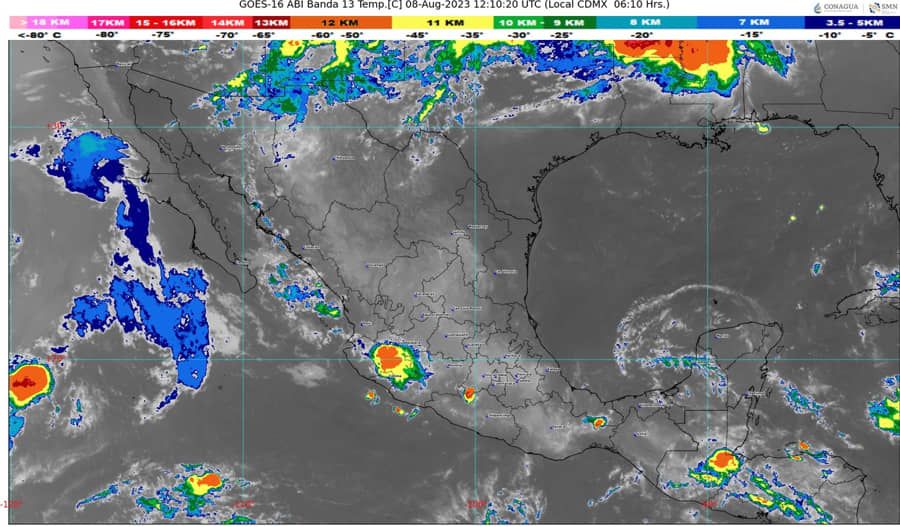 Se espera lluvias aisladas en Quintana Roo