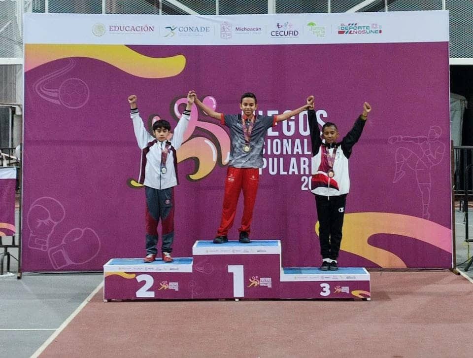 Cosecha Quintana Roo primeras tres medallas en los Juegos Nacionales Populares 2023
