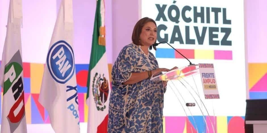 Xóchitl Gálvez gana encuesta del Frente Amplio