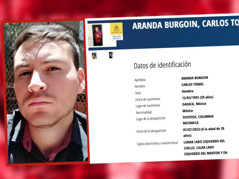 Emite Interpol ficha amarilla para localizar a Carlos Aranda