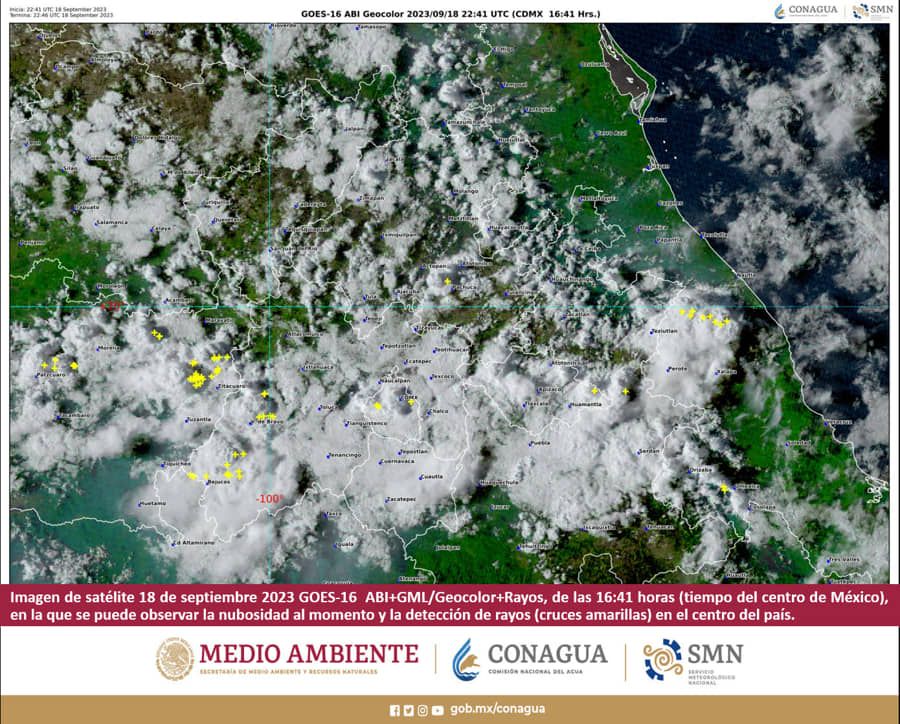 Probable desarrollo ciclónico en costas de Chiapas y Oaxaca