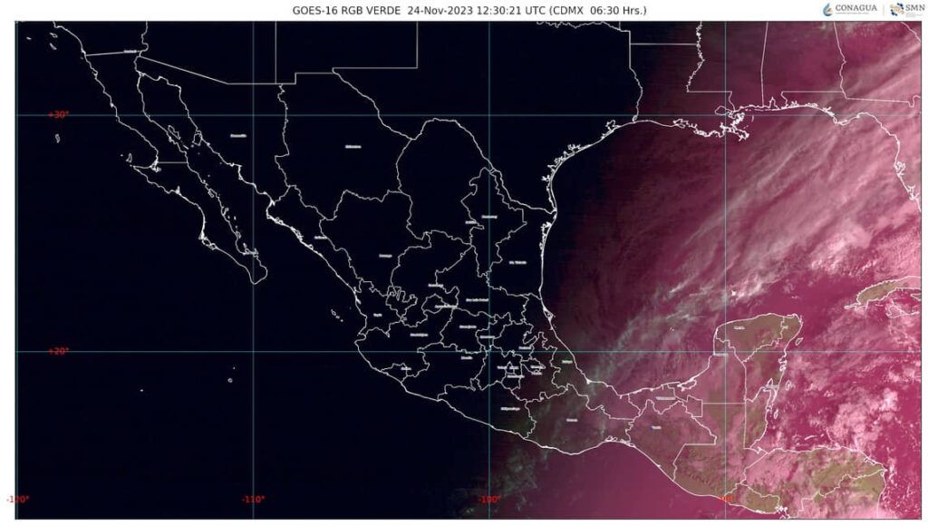 Pronostican intervalos de chubascos en la Península de Yucatán