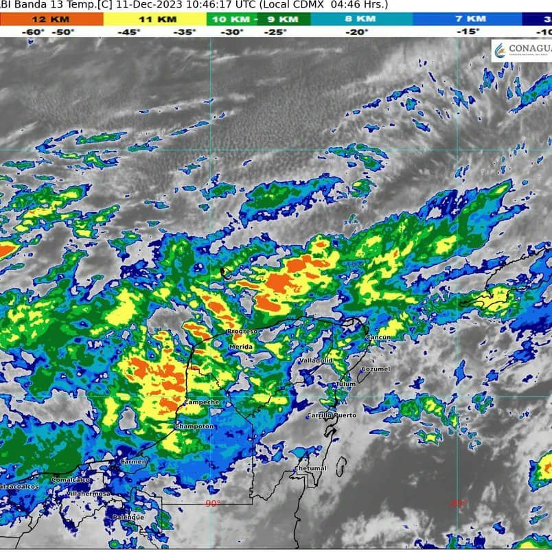 Pronostican lluvias moderadas para Quintana Roo