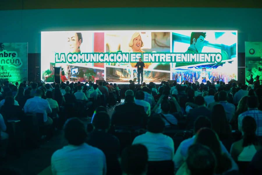 Lili Campos presente en la Cumbre Mundial de Comunicación Política
