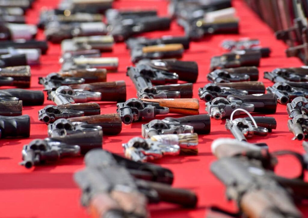 Incrementa México compra de armas provenientes de EU