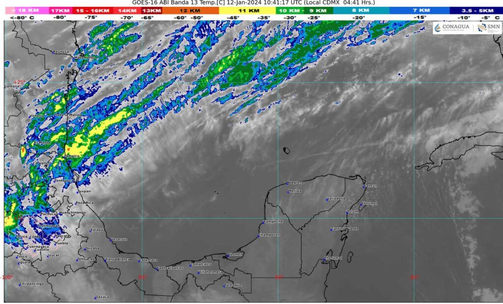 Pronostican cielo parcialmente nublado para Quintana Roo este viernes 