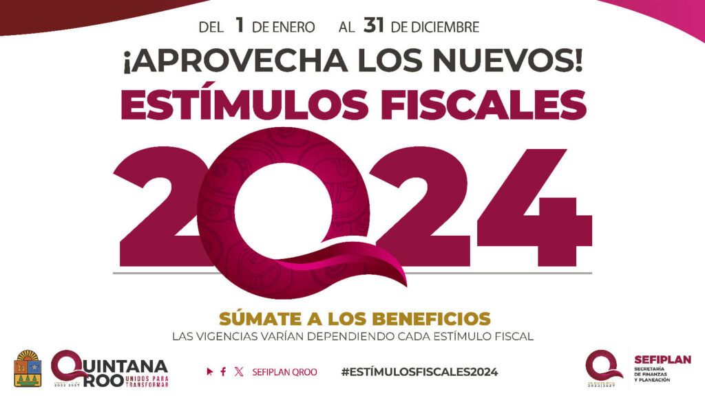 Gobierno del Estado concede estímulos fiscales 2024