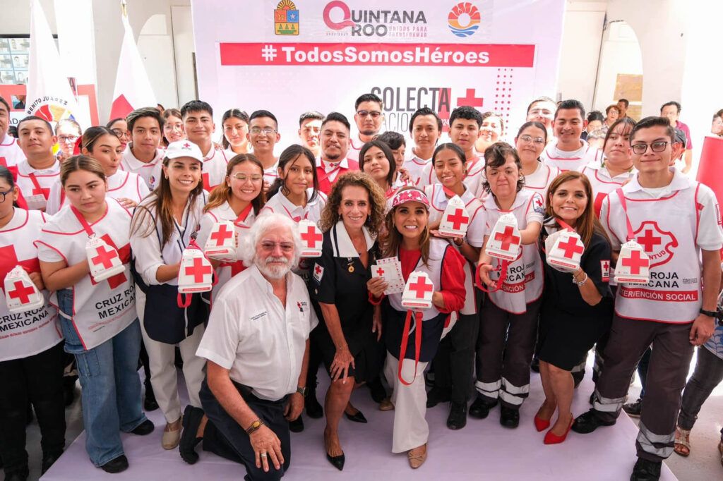 Arranca colecta anual 2024 de la Cruz Roja en Quintana Roo con meta de 8 millones de pesos
