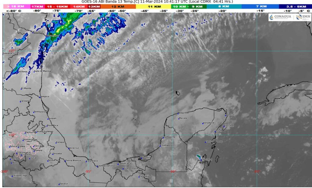 Pronóstico del clima para Quintana Roo: Lluvias aisladas y bancos de niebla en varios municipios